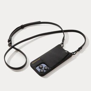 Bandolier Black Crossbody Phone Case